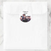 Afstuderen Klasse van 20XX Porseleinen Beeldjes Fo Ronde Sticker (Tas)