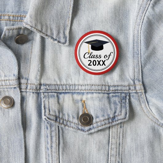 Afstuderen - Klasse van 20XX Ronde Button 5,7 Cm (In situ)