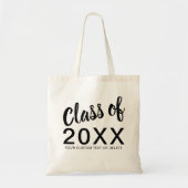 Afstuderen Klasse van 20XX Script Typografie Tote Bag (Voorkant)