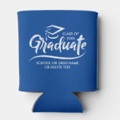 Afstuderen Klasse van 20XX Uw Aangepaste kleur op Blikjeskoeler (Achterkant)