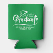 Afstuderen Klasse van 20XX Uw Aangepaste kleur op  Blikjeskoeler (Voorkant)