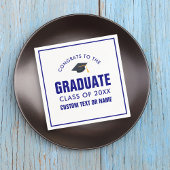 Afstuderen Klasse van 20XX Uw Schoolblauw Servet