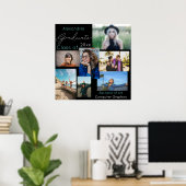 Afstuderen Klasse van Aangepaste foto-inkeping 2 Poster (Thuiskantoor)