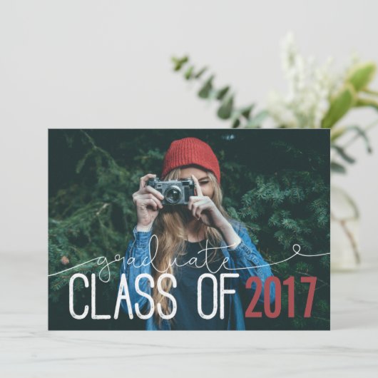 AFSTUDEREN KLASSE VAN ... AANKONDIGING (Staand voorkant)