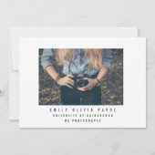 AFSTUDEREN KLASSE VAN ... AANKONDIGING (Achterkant)