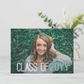 AFSTUDEREN KLASSE VAN ... AANKONDIGING (Staand voorkant)