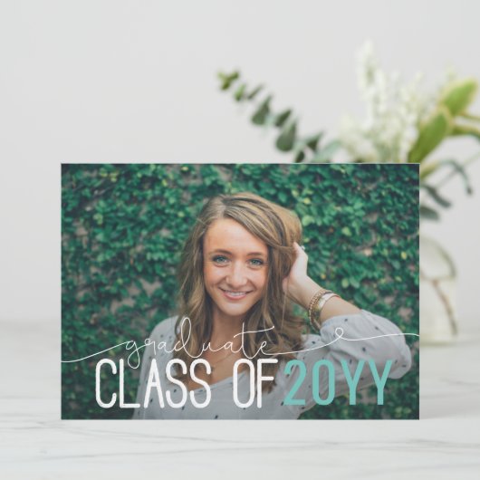 AFSTUDEREN KLASSE VAN ... AANKONDIGING (Staand voorkant)