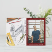 Afstuderen Klasse van Architectuuringenieur (Staand voorkant)