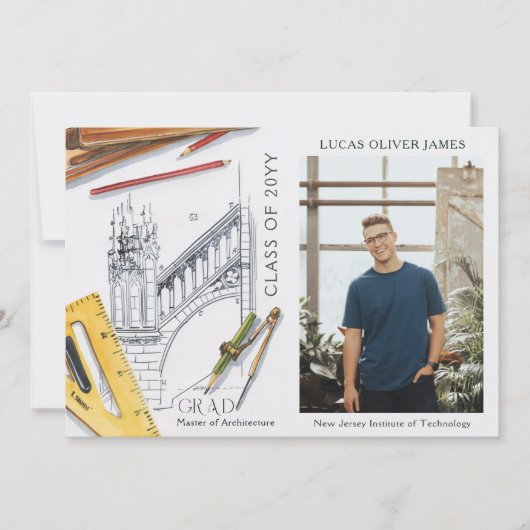 Afstuderen Klasse van Architectuuringenieur (Voorkant)