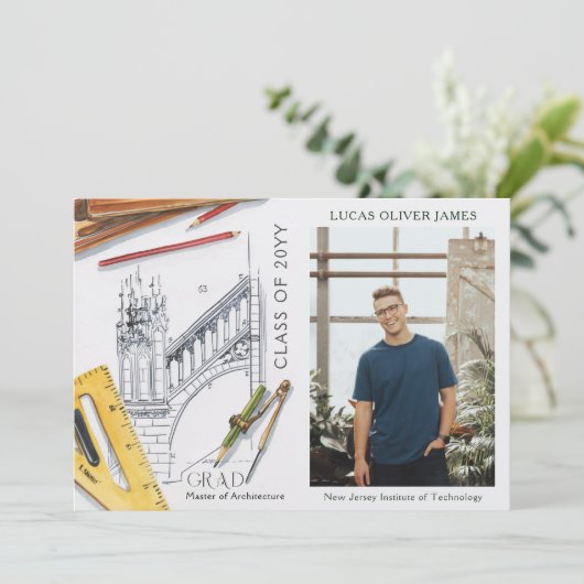 Afstuderen Klasse van Architectuuringenieur (Staand voorkant)