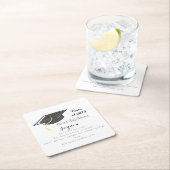 Afstuderen Klasse van Custom Fun Facts Kartonnen Onderzetters (Insitu)