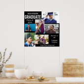 Afstuderen klasse van de Foto van het College Coll Poster (Keuken)