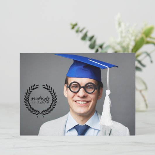 Afstuderen klasse van de Fotouitnodigingen Kaart (Staand voorkant)