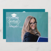 Afstuderen klasse van de Fotouitnodigingen Kaart (Voorkant / Achterkant)