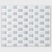 Afstuderen Klasse van de Partij Minimalist 2025 Cadeaupapier (Vlak)