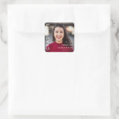 Afstuderen klasse van de Photo Square Sticker 2022 (Tas)