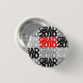 Afstuderen klasse van de rode zwarte Button van 20 (Voorkant /achterkant)