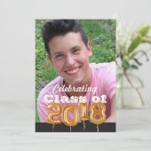 Afstuderen klasse van de Uitnodiging van de Aankon (Staand voorkant)