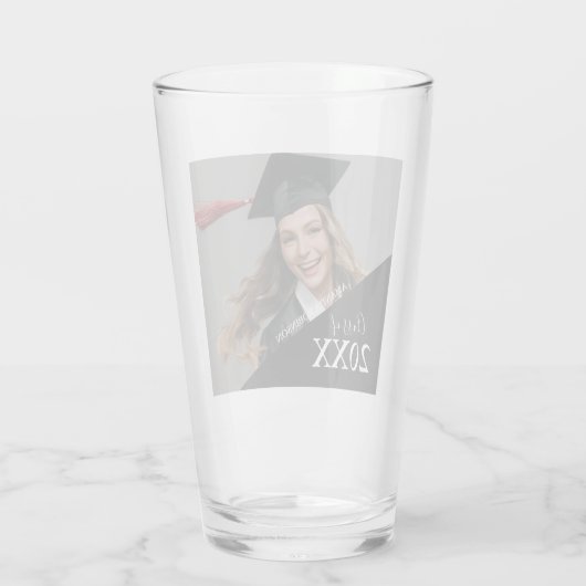 Afstuderen klasse van | Foto Glas (Achterkant)