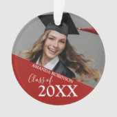 Afstuderen klasse van | Foto Ornament (voorkant)