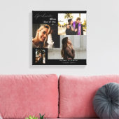 Afstuderen klasse van fotocollage canvas afdruk (Insitu (Woonkamer))