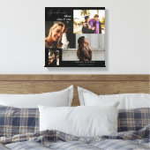 Afstuderen klasse van fotocollage canvas afdruk (Insitu (Slaapkamer))