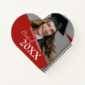 Afstuderen klasse van | Fotohart Notitieboek (Achterkant)