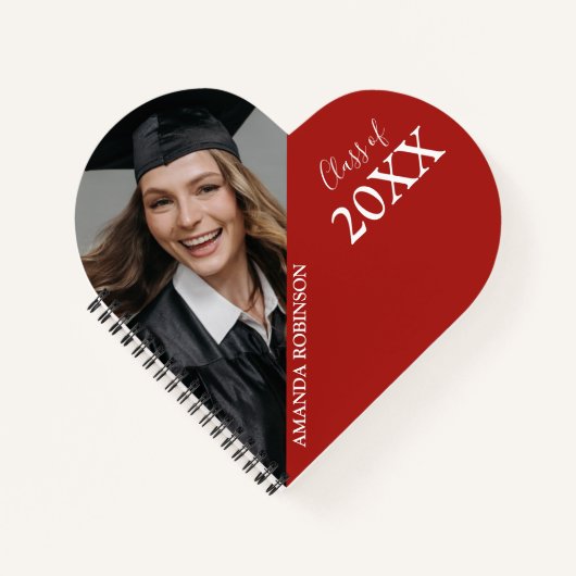 Afstuderen klasse van | Fotohart Notitieboek (Voorkant)