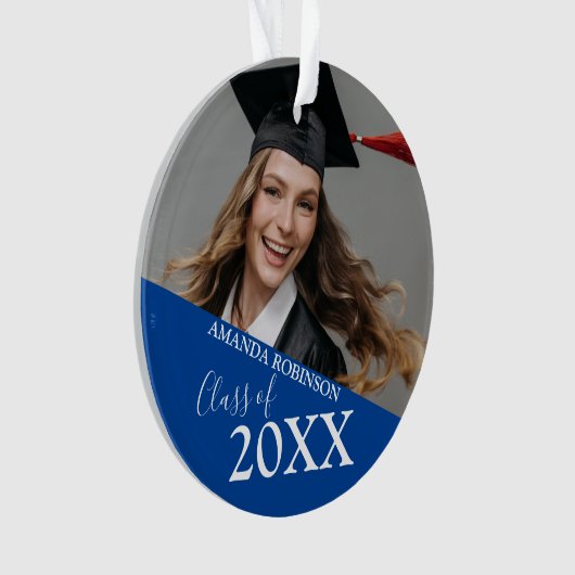 Afstuderen klasse van | Fotoversiering Ornament (voorkant)
