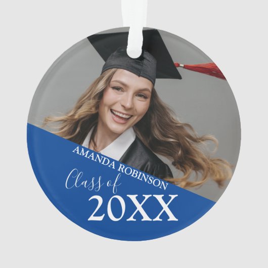 Afstuderen klasse van | Fotoversiering Ornament (achterkant)