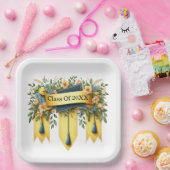 Afstuderen klasse van Gepersonaliseerd Papieren Bordje (Feest)