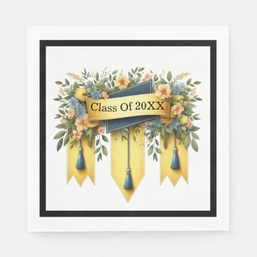 Afstuderen klasse van Gepersonaliseerd Servet (Voorkant)