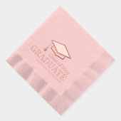 Afstuderen klasse van gepersonaliseerde naam Afstu Folie Servetten (Rechts)