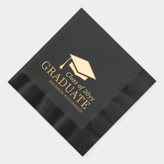 Afstuderen klasse van gepersonaliseerde naam Afstu Folie Servetten (Rechts)