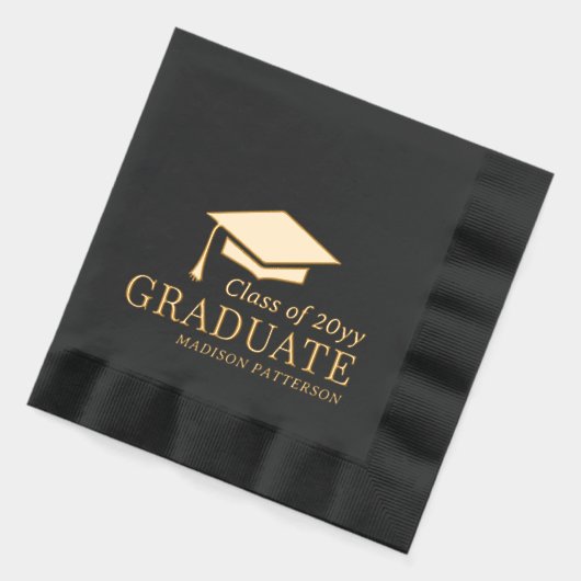 Afstuderen klasse van gepersonaliseerde naam Afstu Folie Servetten (Links)