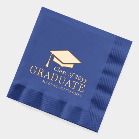 Afstuderen klasse van gepersonaliseerde naam Afstu Folie Servetten (Links)