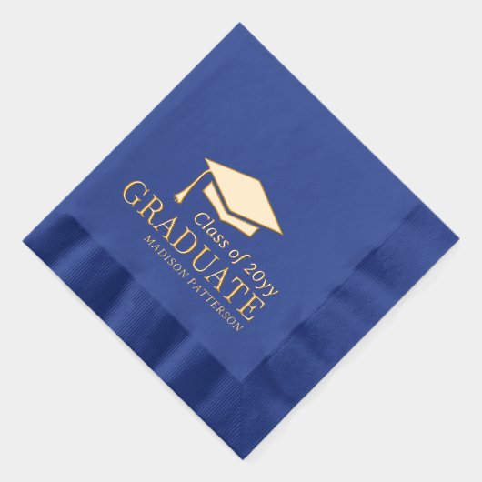 Afstuderen klasse van gepersonaliseerde naam Afstu Folie Servetten (Rechts)