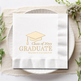 Afstuderen klasse van gepersonaliseerde naam Afstu Folie Servetten