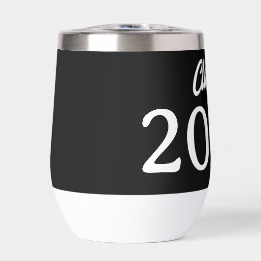 Afstuderen Klasse van Gepersonaliseerde Zwart-Wit (Voorkant)