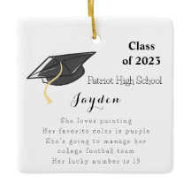 Afstuderen Klasse van het Afstudeerder Fact Pet Aa