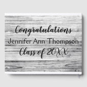 Afstuderen klasse van het gastboek gastenboek (Achterkant)