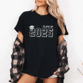 Afstuderen Klasse van het Jaar Zwart T-shirt