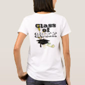Afstuderen Klasse van met Graduation Cap en Tarwe T-shirt (Achterkant)