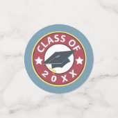 Afstuderen klasse van om het even welk Jaar Afstud Confetti (Kleine voorkant)