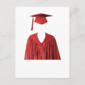 Afstuderen klasse van Pet en jurk Sjabloon 1 (Voorkant)