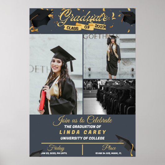 Afstuderen klasse van poster (Voorkant)