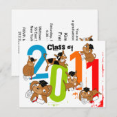 Afstuderen Klasse van uitnodiging 2011 (Voorkant / Achterkant)
