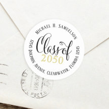 Afstuderen - Klassieke Gold Black met modern scrip