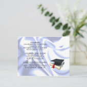 Afstuderen kleindochter briefkaart (Staand voorkant)