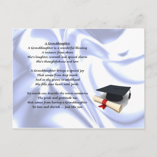 Afstuderen kleindochter briefkaart (Voorkant)